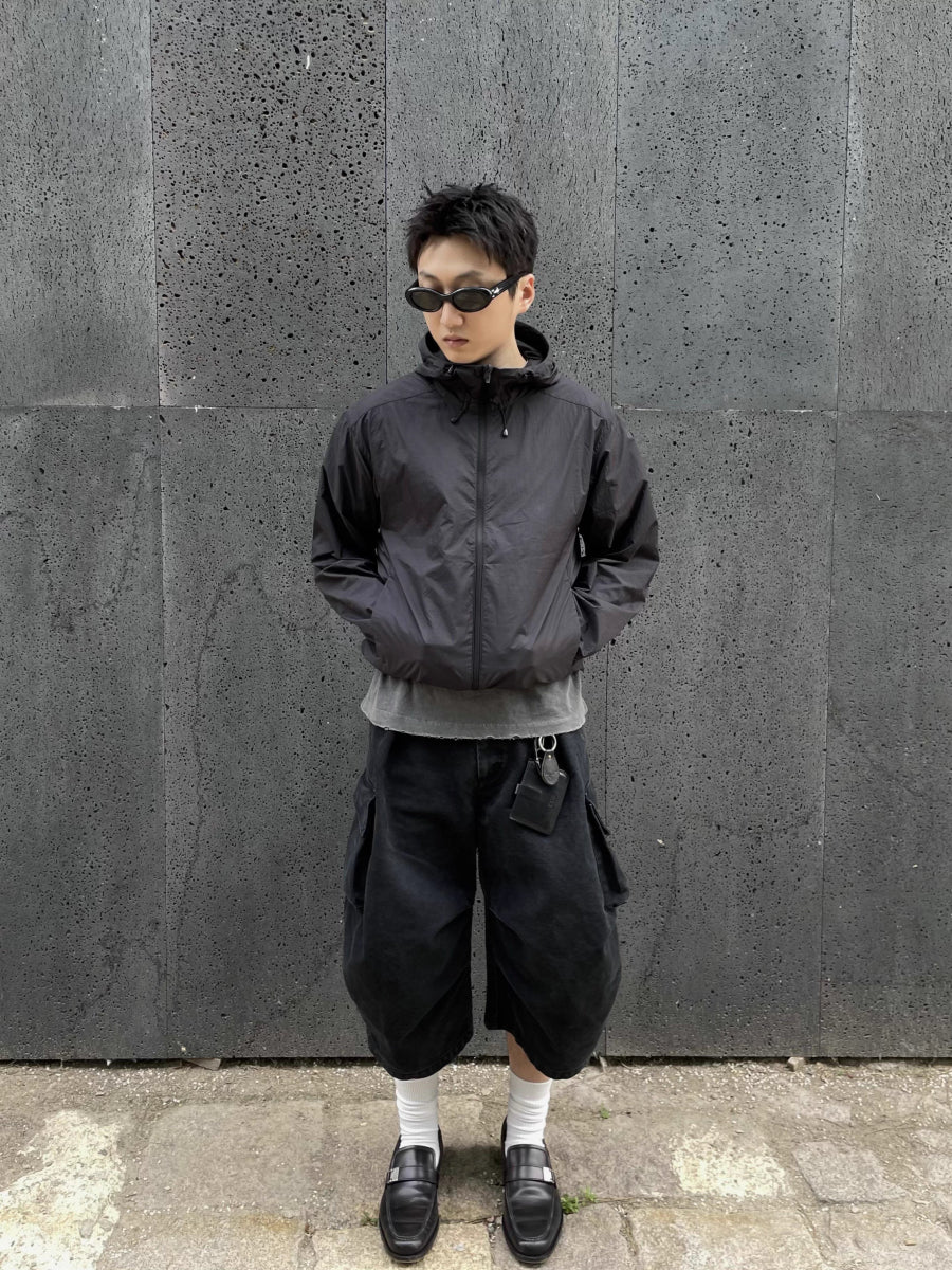 ウォッシュド クロップド ワイドカーゴパンツ / Washed Cropped Cargo N5594 - ファッション通販NNine（ナイン）