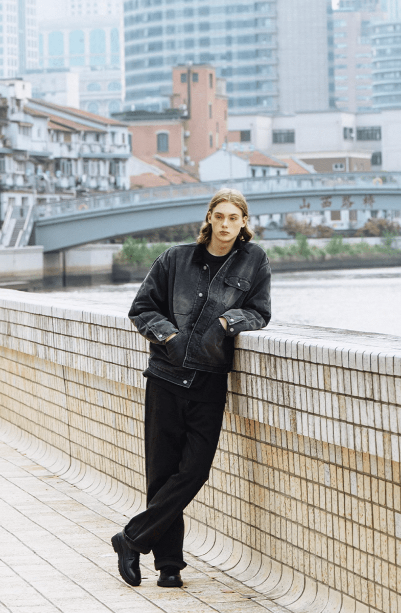 washed deck jacket N4816 - NNine