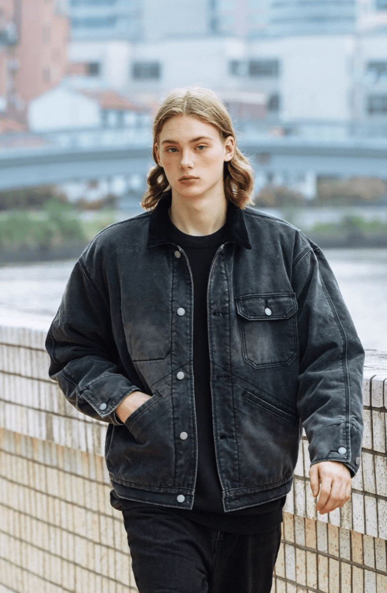 washed deck jacket N4816 - NNine