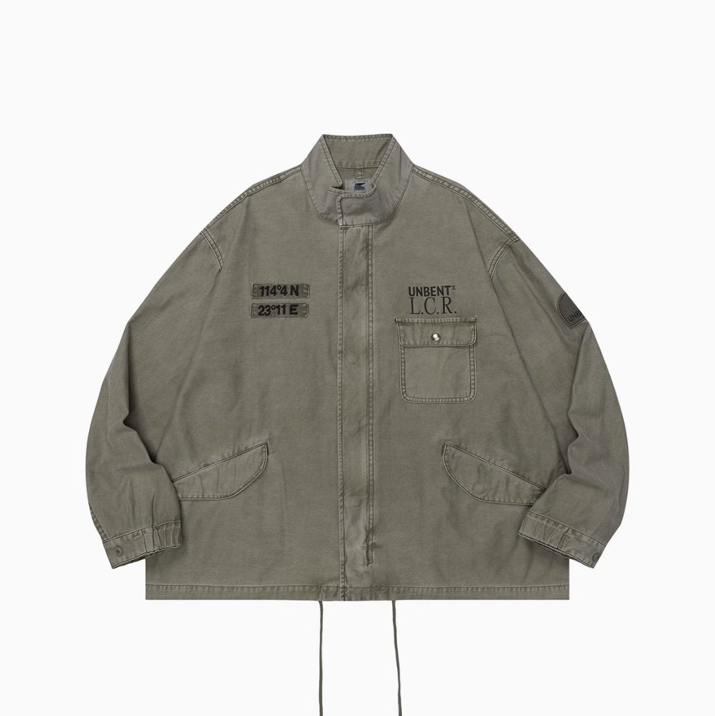 washed military jacket / M65改良版ショートバージョン N4544 - NNine