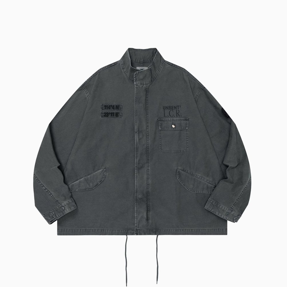 washed military jacket / M65改良版ショートバージョン N4544 - NNine