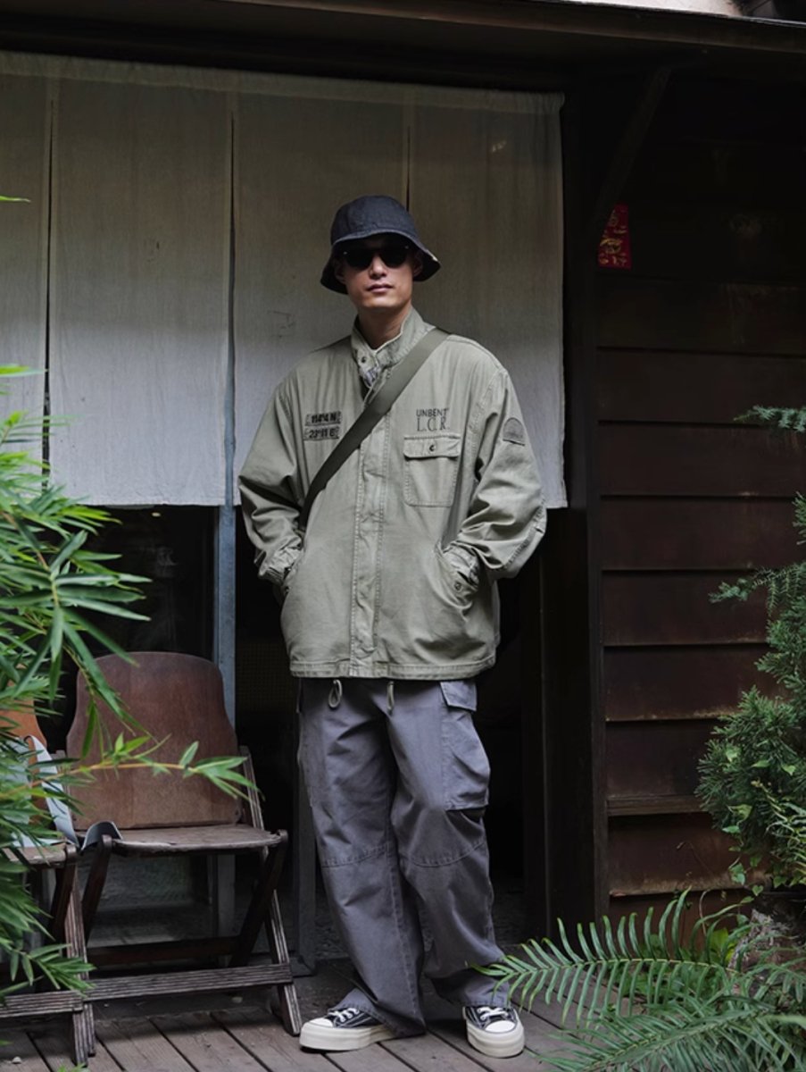 washed military jacket / M65改良版ショートバージョン N4544 - NNine