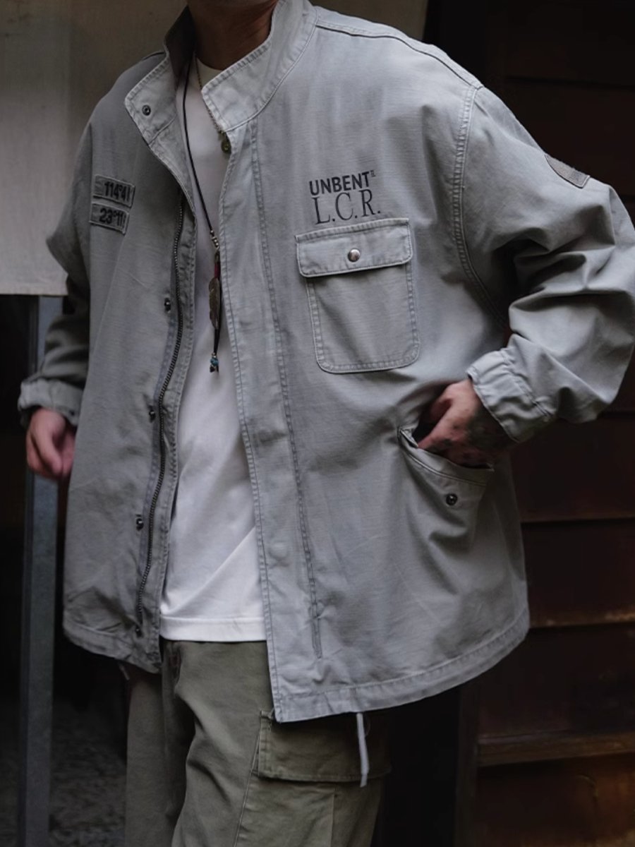 washed military jacket / M65改良版ショートバージョン N4544 - NNine