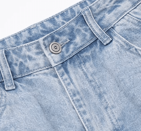 washed straight denim pants N5056 - NNine