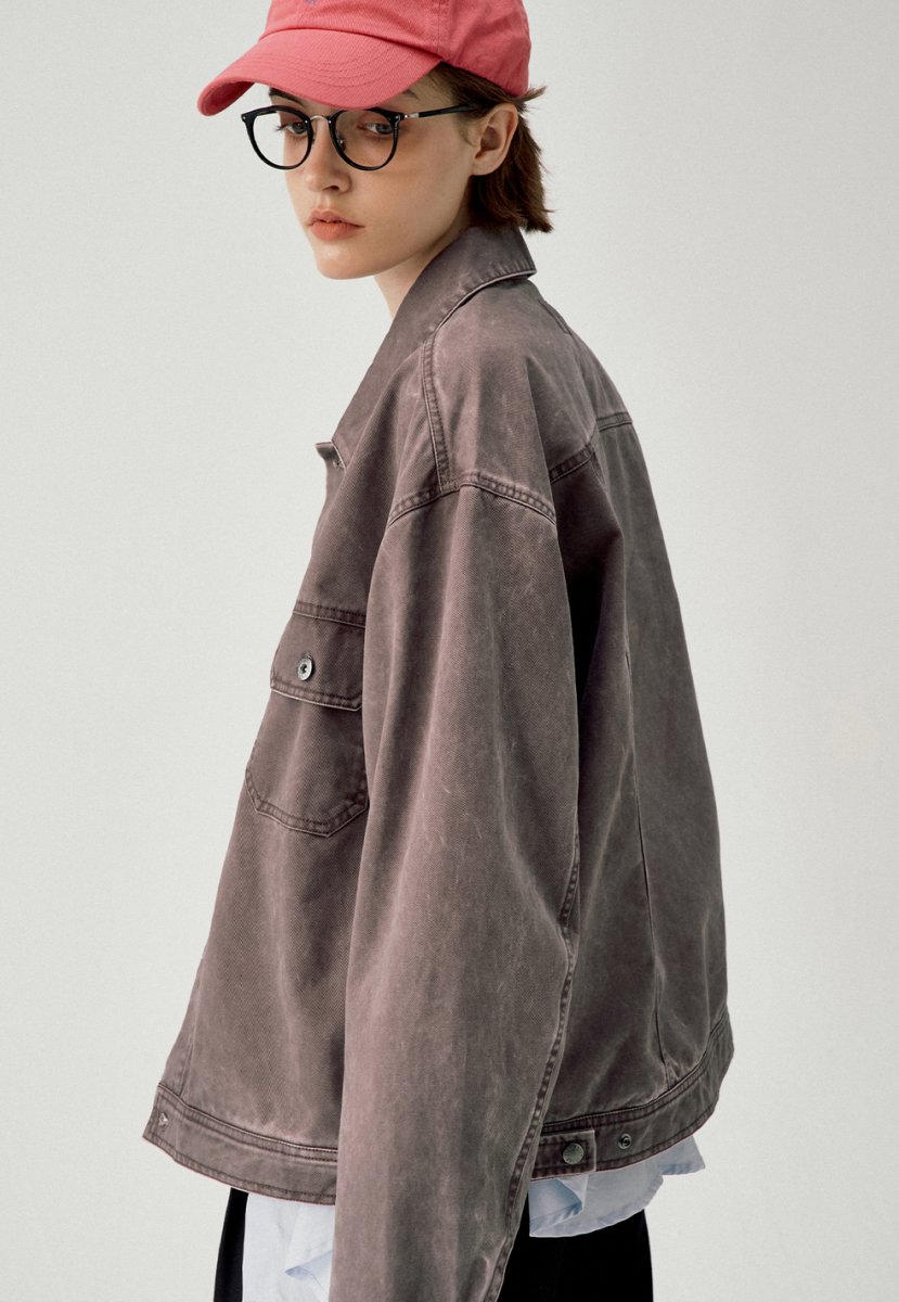 washed work jacket / ウォッシュドワークジャケット N4667 - NNine
