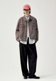 washed work jacket / ウォッシュドワークジャケット N4667 - NNine