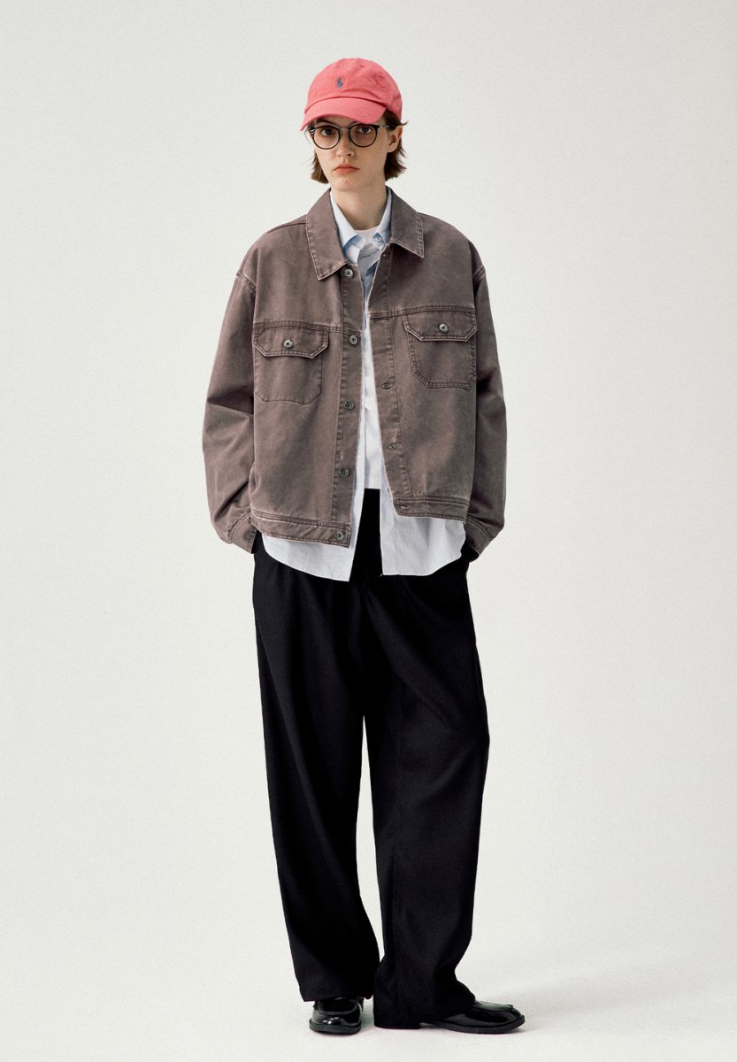 washed work jacket / ウォッシュドワークジャケット N4667 - NNine