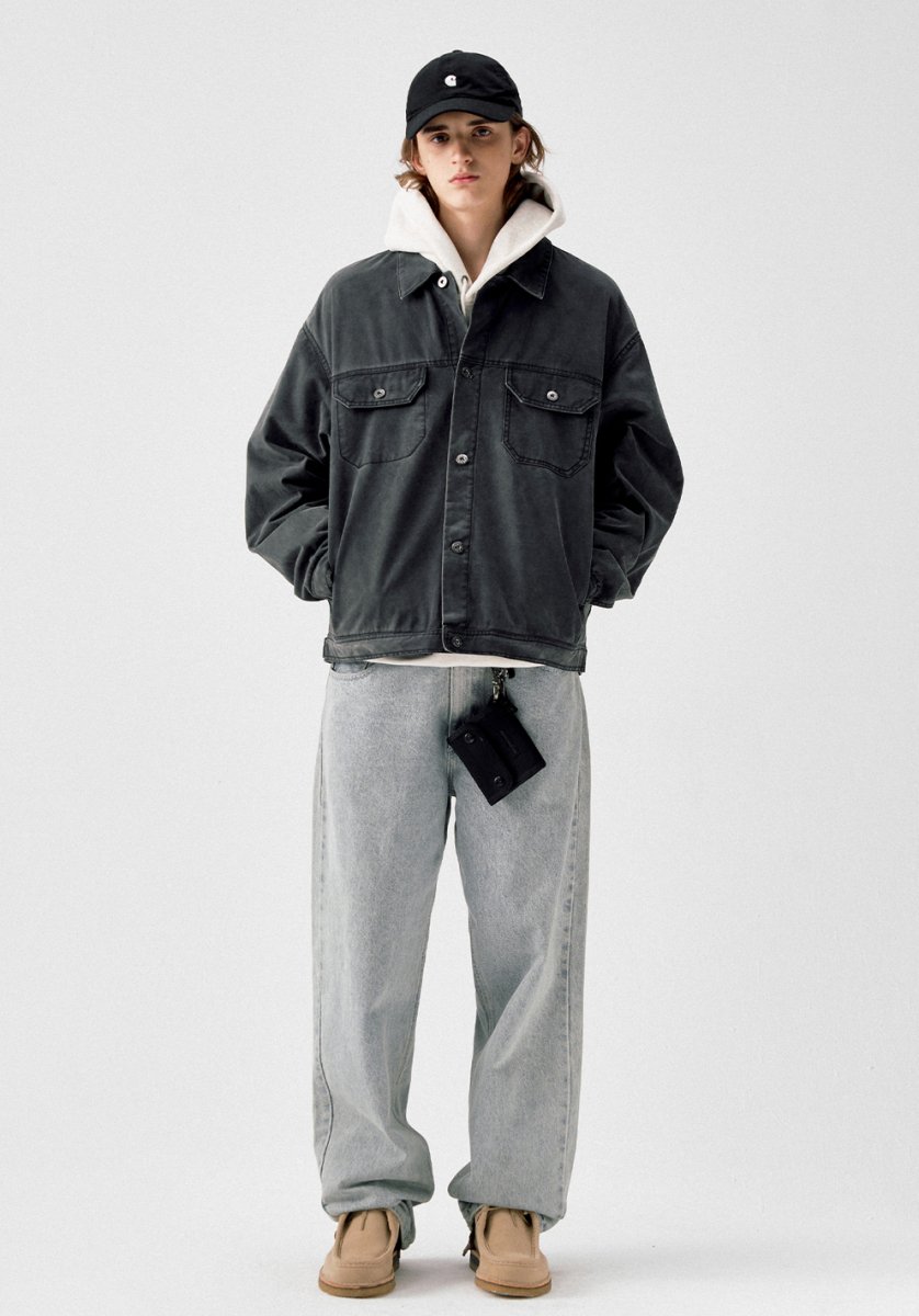washed work jacket / ウォッシュドワークジャケット N4667 - NNine