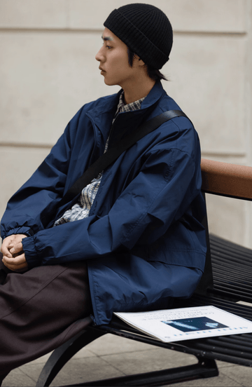 防水スタンドカラーコーチジャケット メンズ レディース 撥水加工