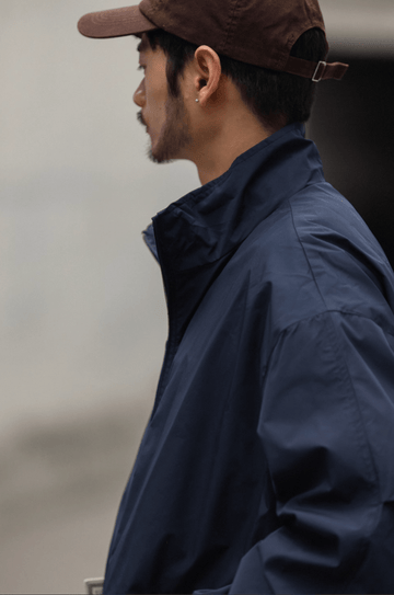 防水スタンドカラーコーチジャケット メンズ レディース 撥水加工