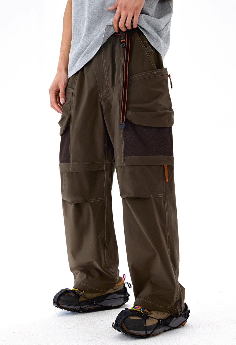 Waterproof detachable multi - pocket pants /撥水機能マウンテンパンツ N3776 - NNine