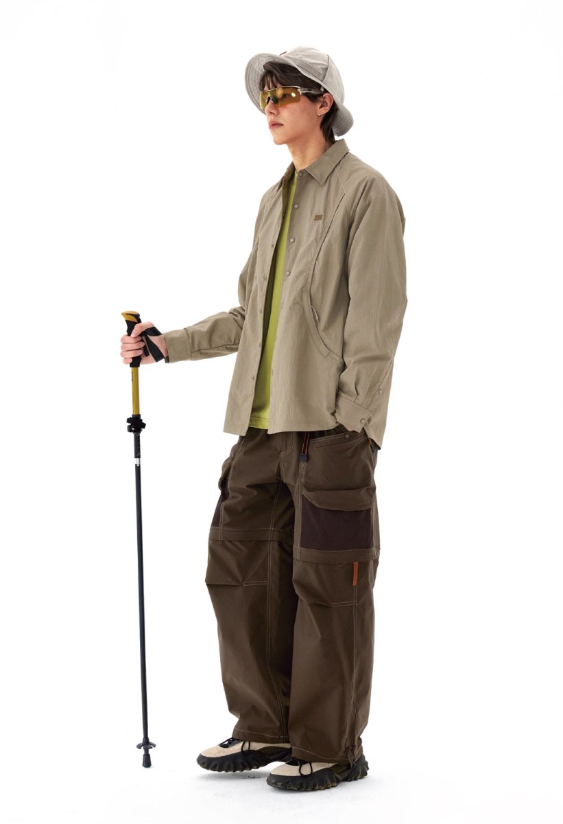 Waterproof detachable multi - pocket pants /撥水機能マウンテンパンツ N3776 - NNine