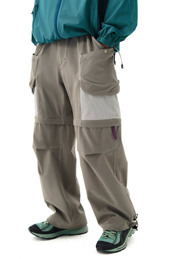 Waterproof detachable multi - pocket pants /撥水機能マウンテンパンツ N3776 - NNine