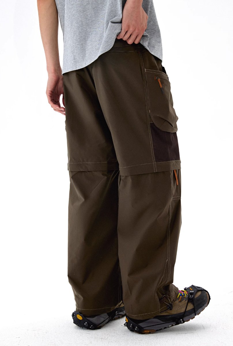 Waterproof detachable multi - pocket pants /撥水機能マウンテンパンツ N3776 - NNine