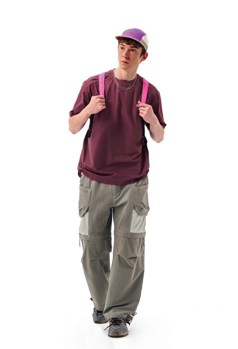 Waterproof detachable multi - pocket pants /撥水機能マウンテンパンツ N3776 - NNine