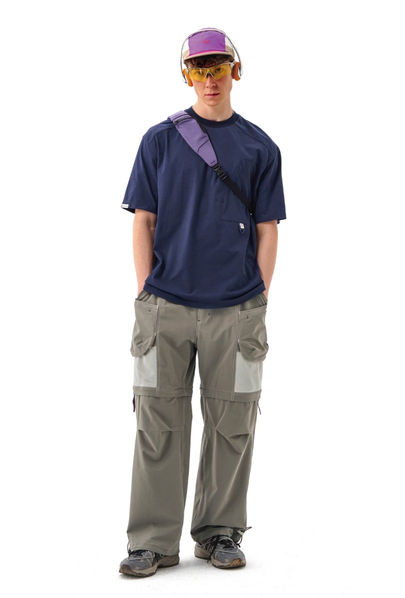 Waterproof detachable multi - pocket pants /撥水機能マウンテンパンツ N3776 - NNine