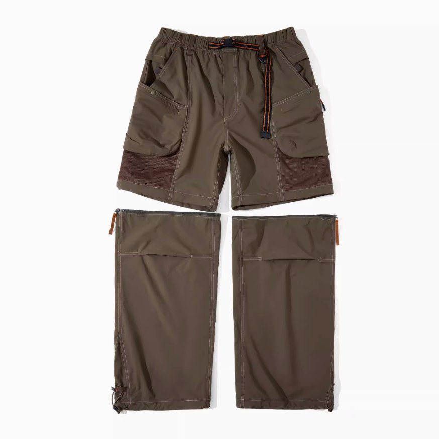 Waterproof detachable multi - pocket pants /撥水機能マウンテンパンツ N3776 - NNine