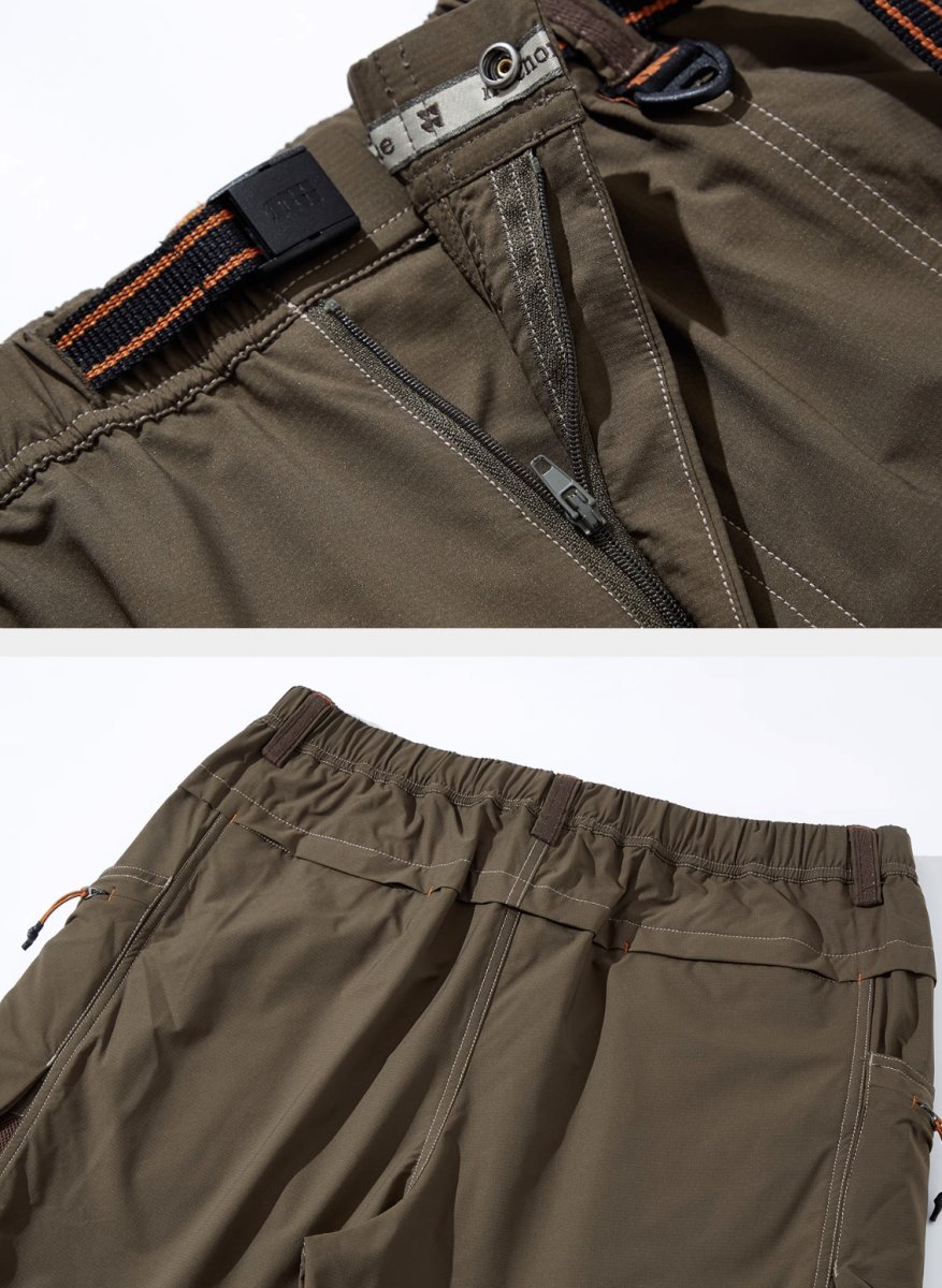 Waterproof detachable multi - pocket pants /撥水機能マウンテンパンツ N3776 - NNine