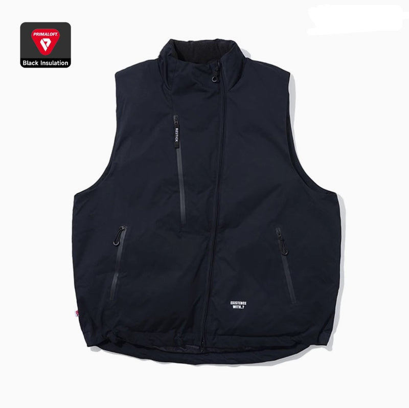 【防水防風機能性】waterproof light zip vest / プリマロフト機能性防風ダウンベスト N4593 - NNine