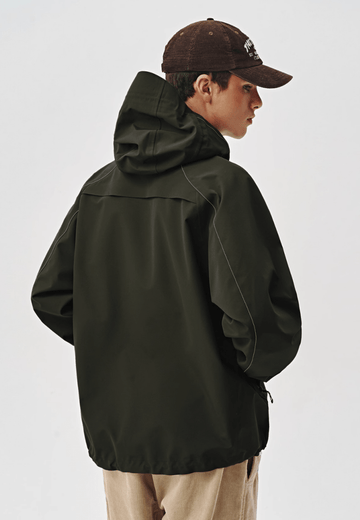 メンズ　ナイロンジャケット　防水　アウター　アウトドアウェア マウンテンパーカー 防水 撥水 機能性 テフロン加工 耐水 透湿 メンズ