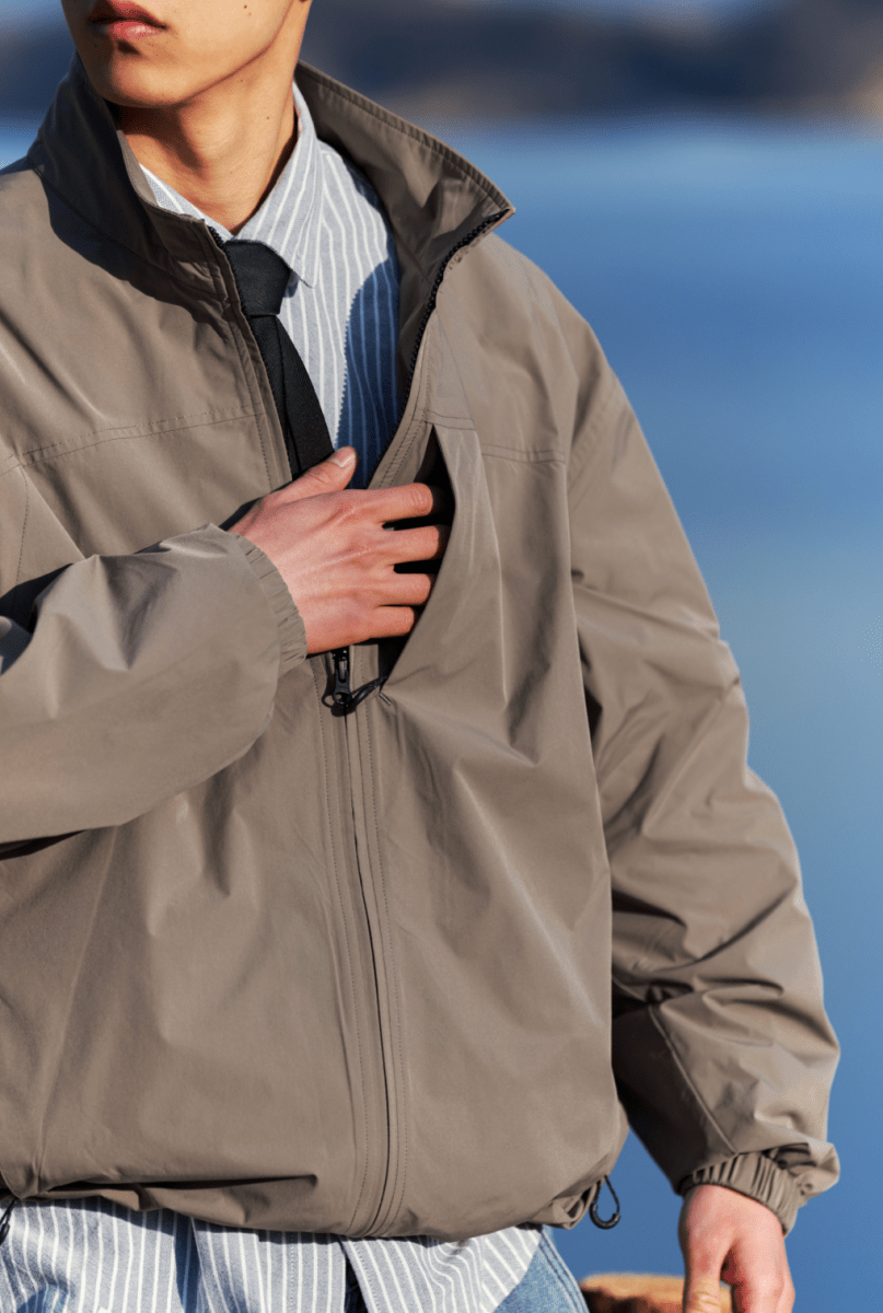 waterproof stand collar jacket N5098 - ファッション通販 NNine(ナイン)