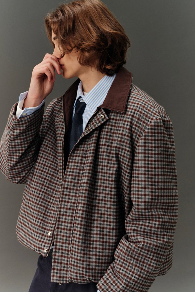 White duck down reversible blouson N4639 - NNine