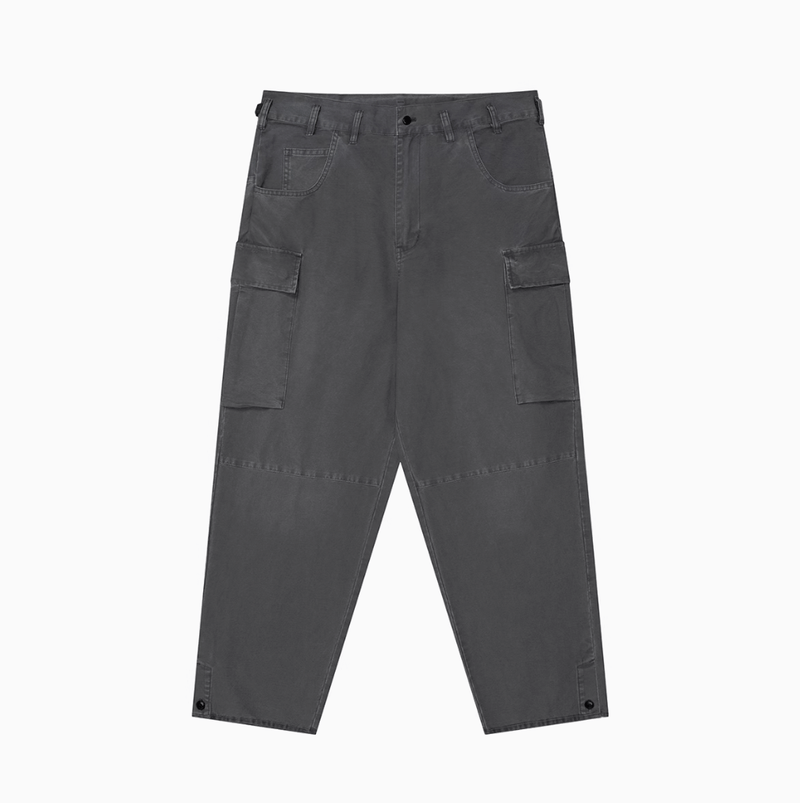 ウォッシュ加工ワイドカーゴパンツ / WIDE CARGO PANTS N4538 - ファッション通販NNine（ナイン）