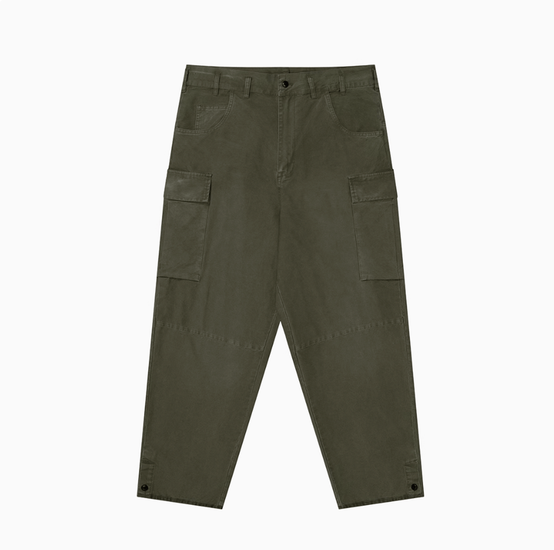 ウォッシュ加工ワイドカーゴパンツ / WIDE CARGO PANTS N4538 - ファッション通販NNine（ナイン）