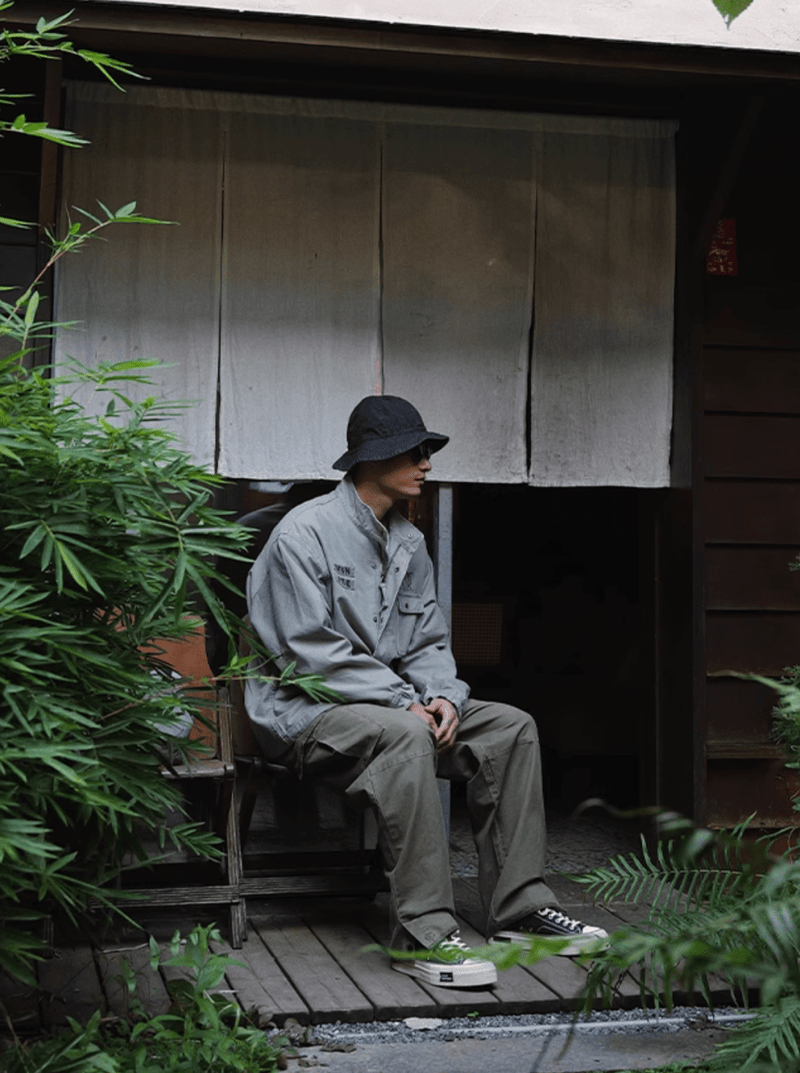 ウォッシュ加工ワイドカーゴパンツ / WIDE CARGO PANTS N4538 - ファッション通販NNine（ナイン）