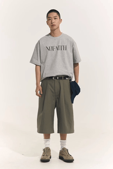 7分丈 クロップドパンツ ワイド ストレート