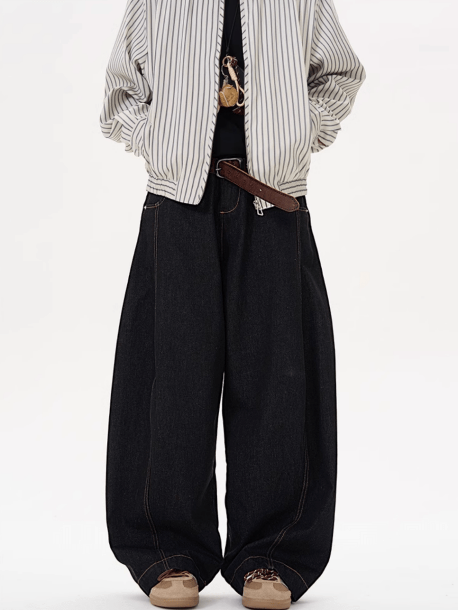 ワイドレッグデニムパンツ コットン / Wide Leg Denim N5518 - ファッション通販NNine（ナイン）