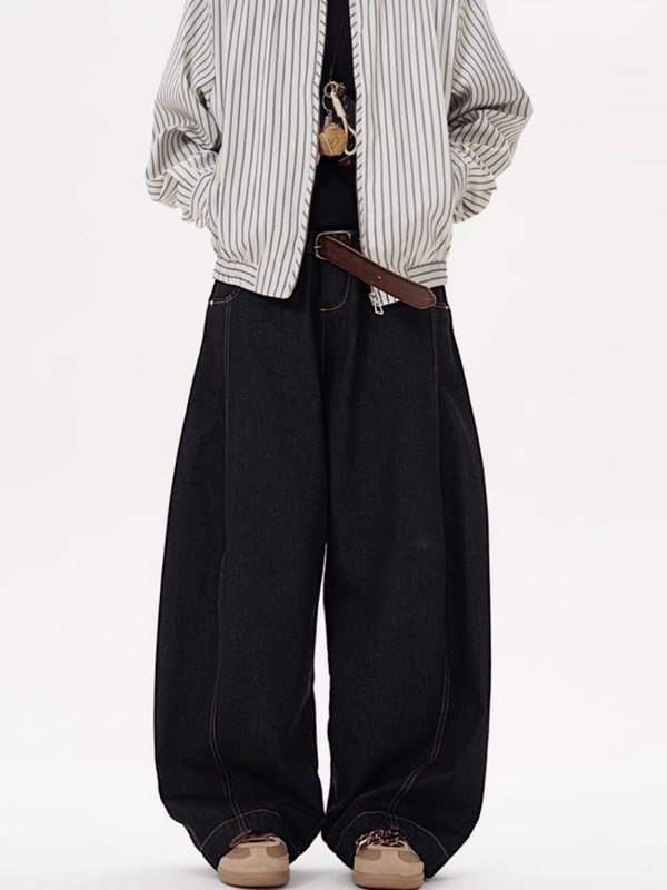 ワイドレッグデニムパンツ コットン / Wide Leg Denim N5518 - ファッション通販NNine（ナイン）