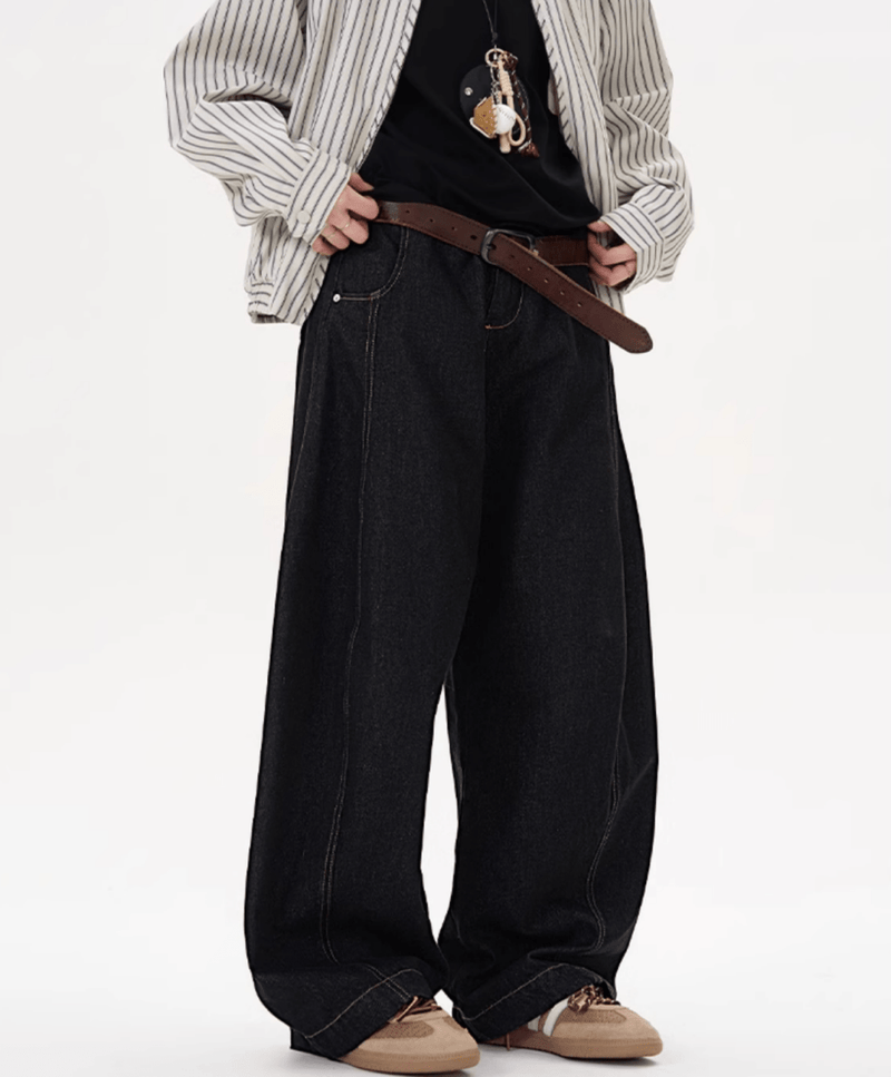ワイドレッグデニムパンツ コットン / Wide Leg Denim N5518 - ファッション通販NNine（ナイン）