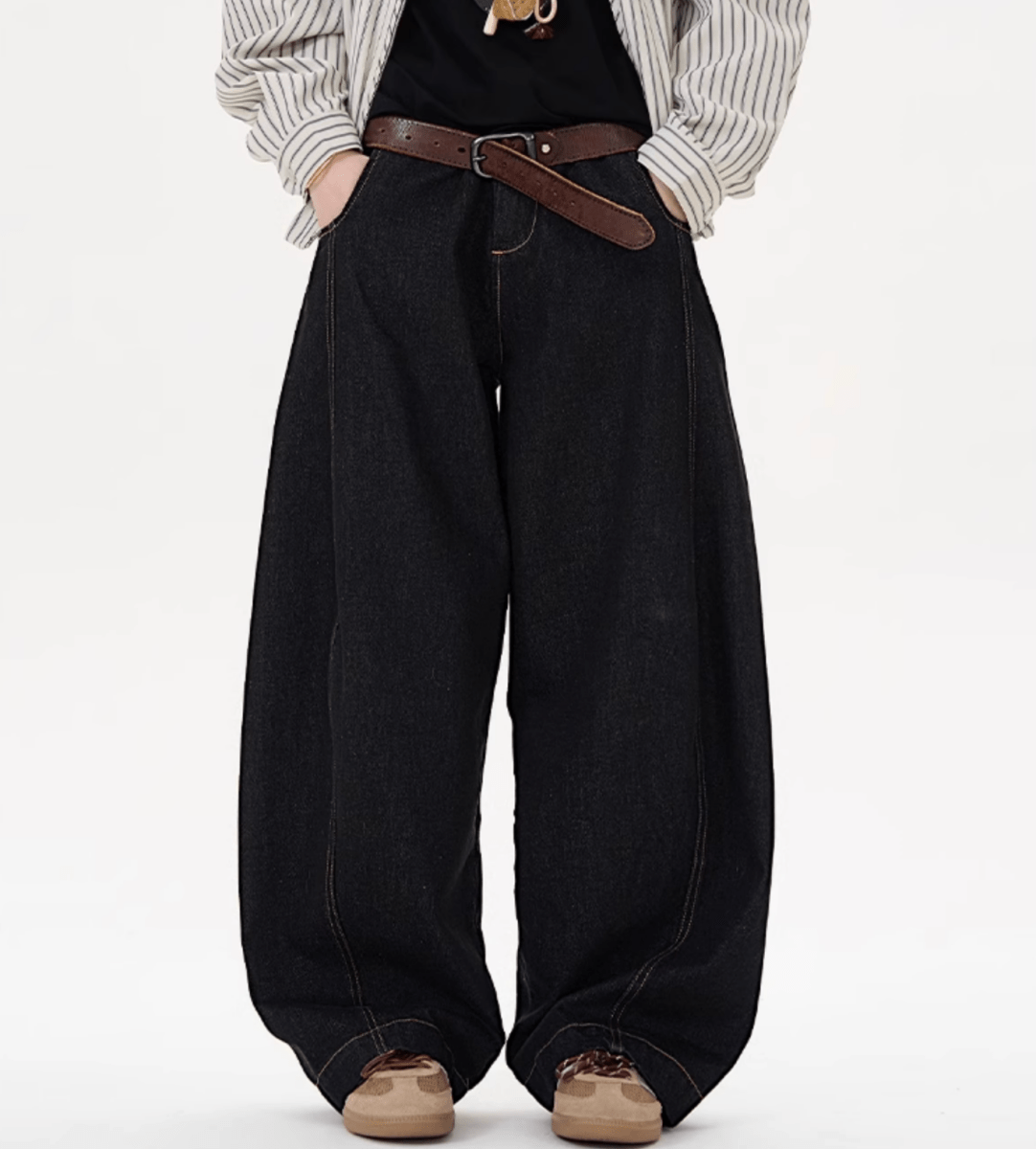 ワイドレッグデニムパンツ コットン / Wide Leg Denim N5518 - ファッション通販NNine（ナイン）