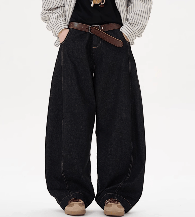 ワイドレッグデニムパンツ コットン / Wide Leg Denim N5518 - ファッション通販NNine（ナイン）
