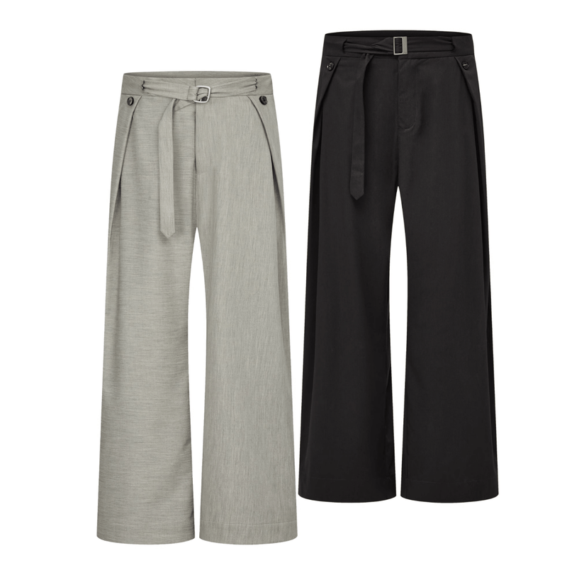 ドレープ タック ワイドスラックス / wide leg pants N5592 - ファッション通販NNine（ナイン）