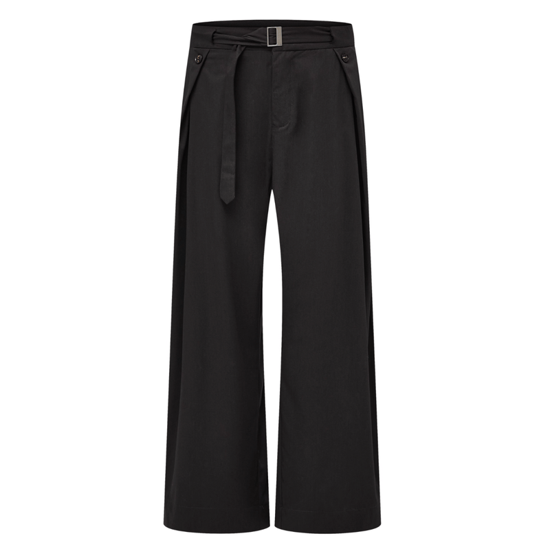 ドレープ タック ワイドスラックス / wide leg pants N5592 - ファッション通販NNine（ナイン）