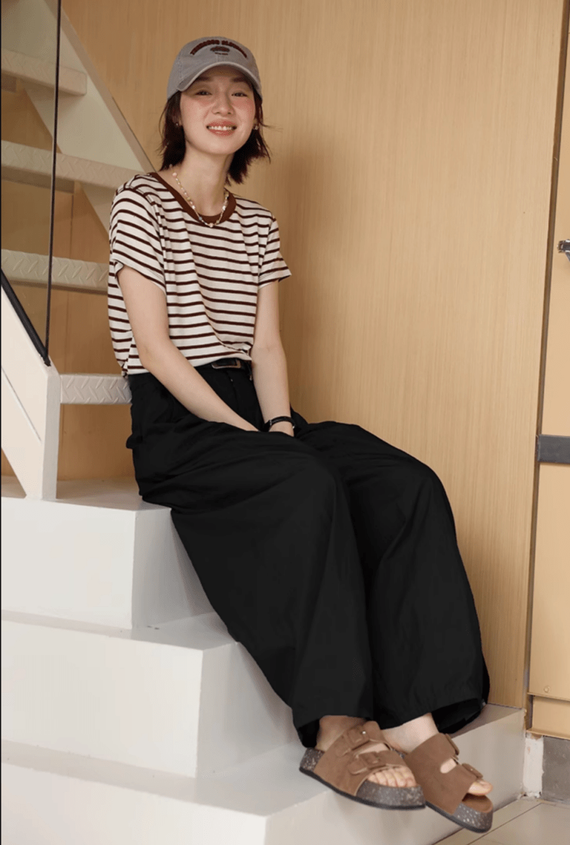 コットンナイロン タック バルーンワイドパンツ / wide pants N5597 - ファッション通販NNine（ナイン）
