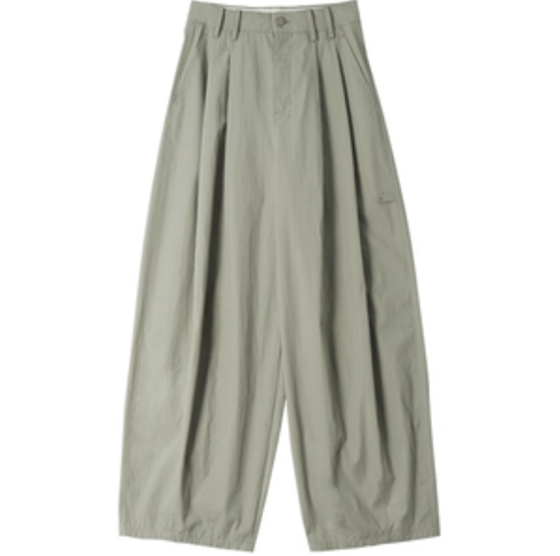 コットンナイロン タック バルーンワイドパンツ / wide pants N5597 - ファッション通販NNine（ナイン）