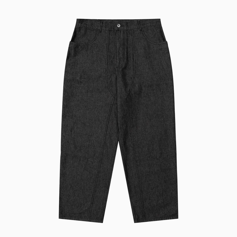 wide straight denim pants N5042 - ファッション通販 NNine(ナイン)