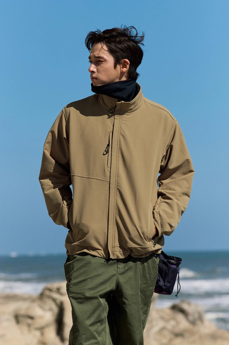 【撥水】Windproof stand collar blouson N4648 - NNine