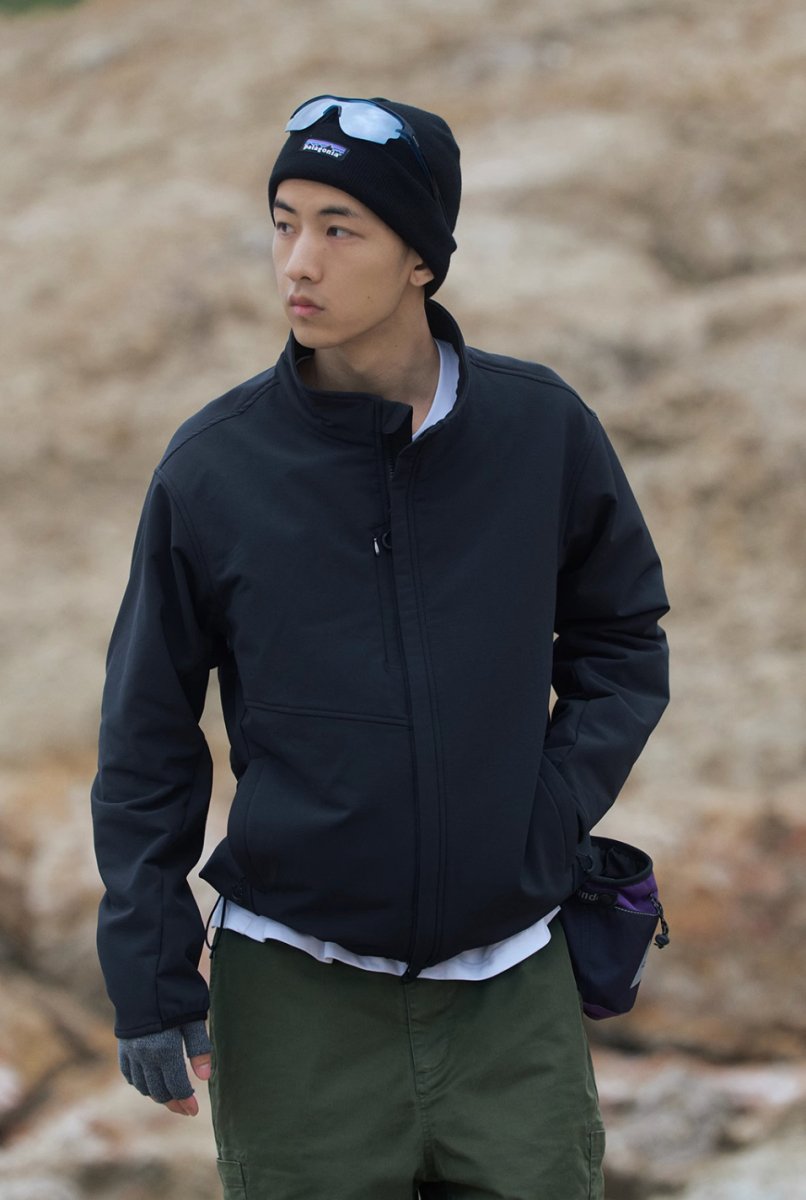 【撥水】Windproof stand collar blouson N4648 - NNine