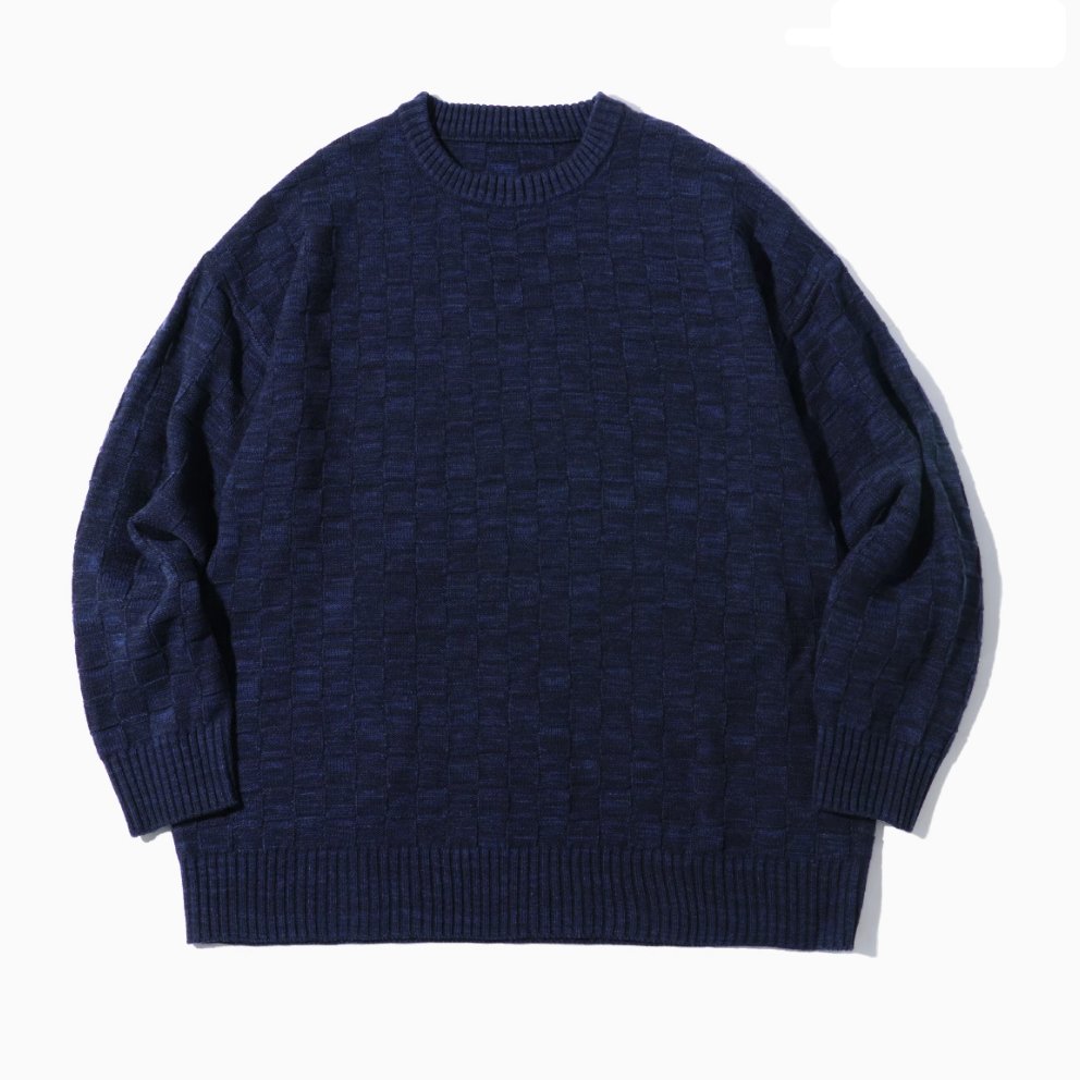 【テック繊維】wool knit sweater N4533 - NNine