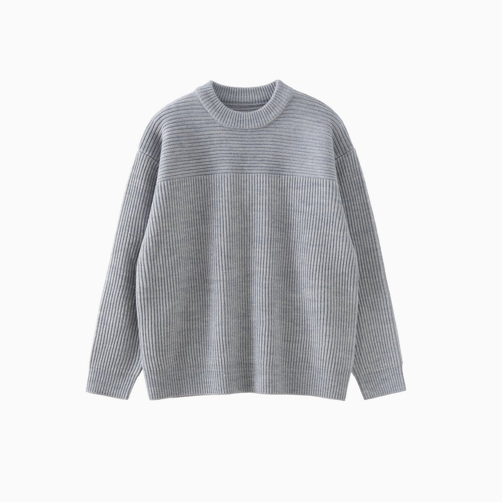 【ウールブレンド】wool knit sweater N4607 - NNine