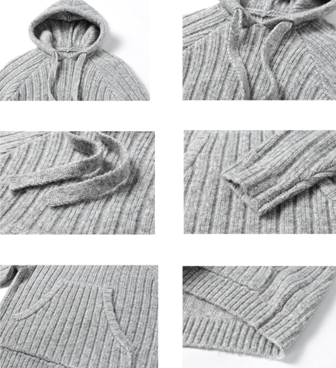 wool sweater hoodie N4777 - NNine