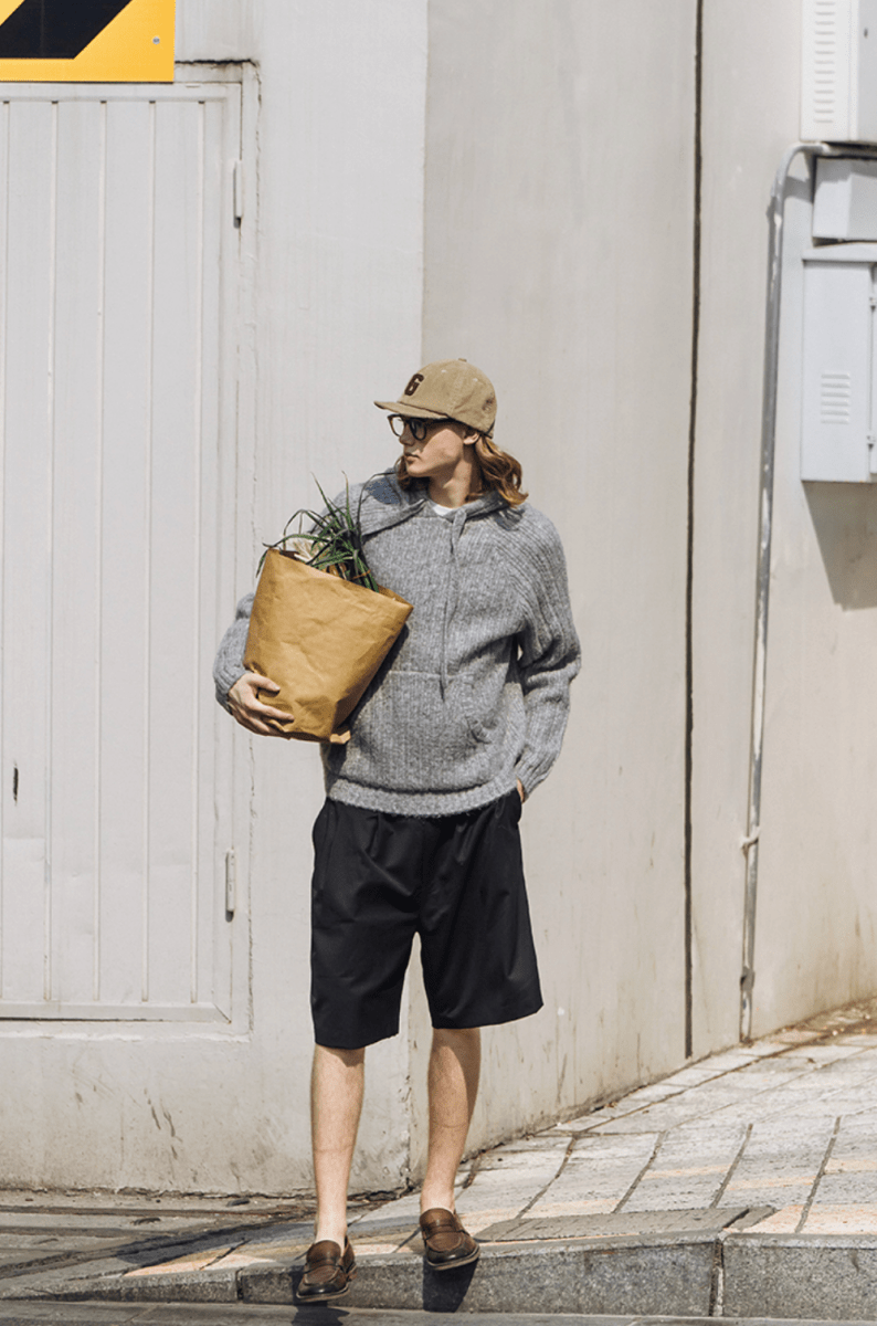 wool sweater hoodie N4777 - NNine