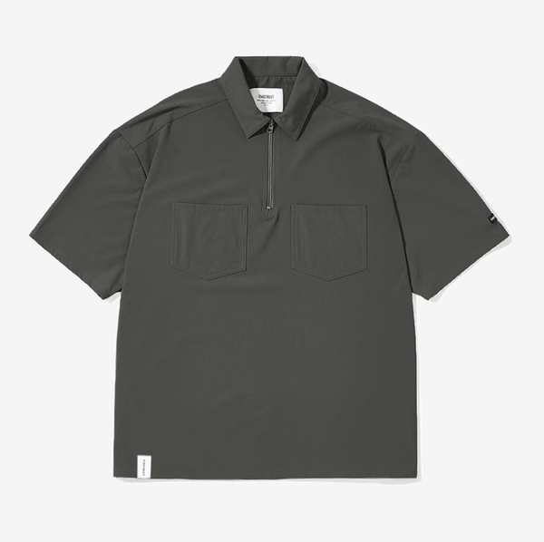 全方位ストレッチ ハーフジップシャツ 軽量 速乾 YKKジップ / Stretch Polo N5387 - メンズファッション通販 NNine(ナイン)