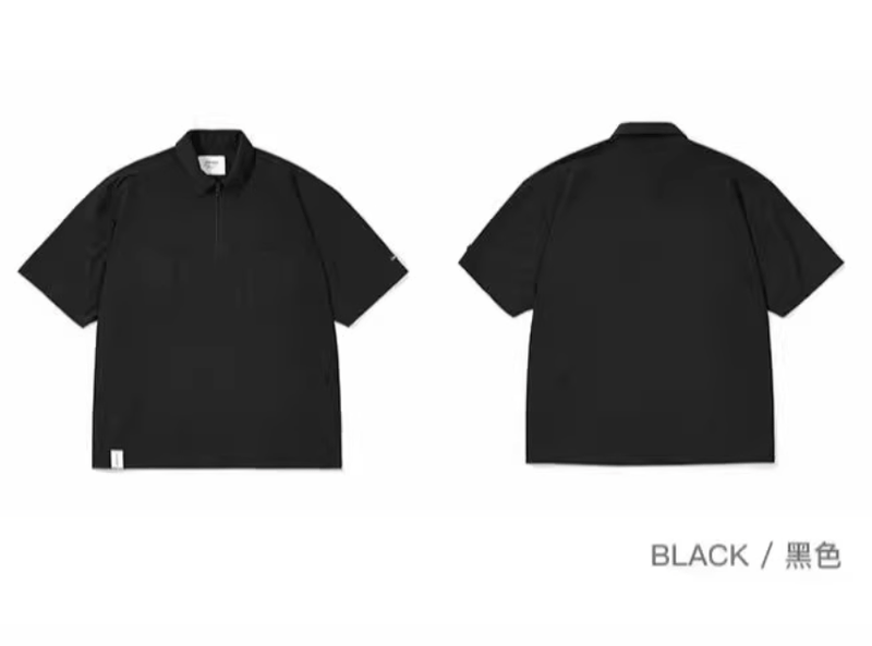 全方位ストレッチ ハーフジップシャツ 軽量 速乾 YKKジップ / Stretch Polo N5387 - メンズファッション通販 NNine(ナイン)