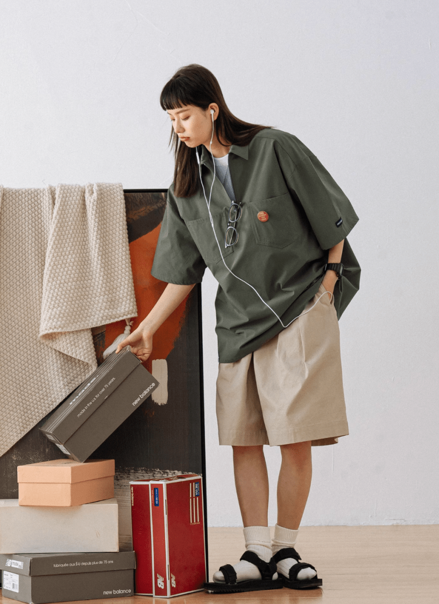 全方位ストレッチ ハーフジップシャツ 軽量 速乾 YKKジップ / Stretch Polo N5387 - メンズファッション通販 NNine(ナイン)