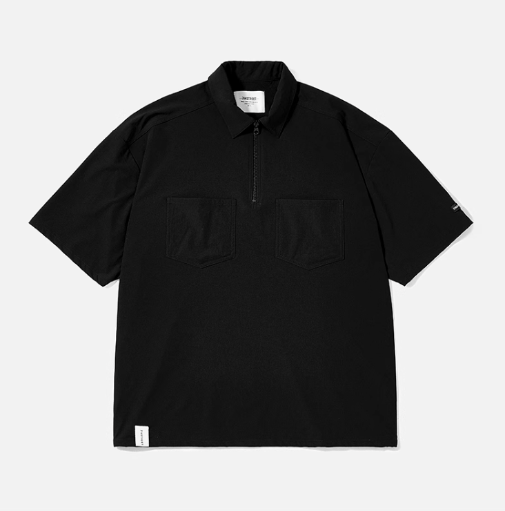 全方位ストレッチ ハーフジップシャツ 軽量 速乾 YKKジップ / Stretch Polo N5387 - メンズファッション通販 NNine(ナイン)